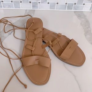 Gorgeous Madewell Boardwalk Lace-Up Sandal